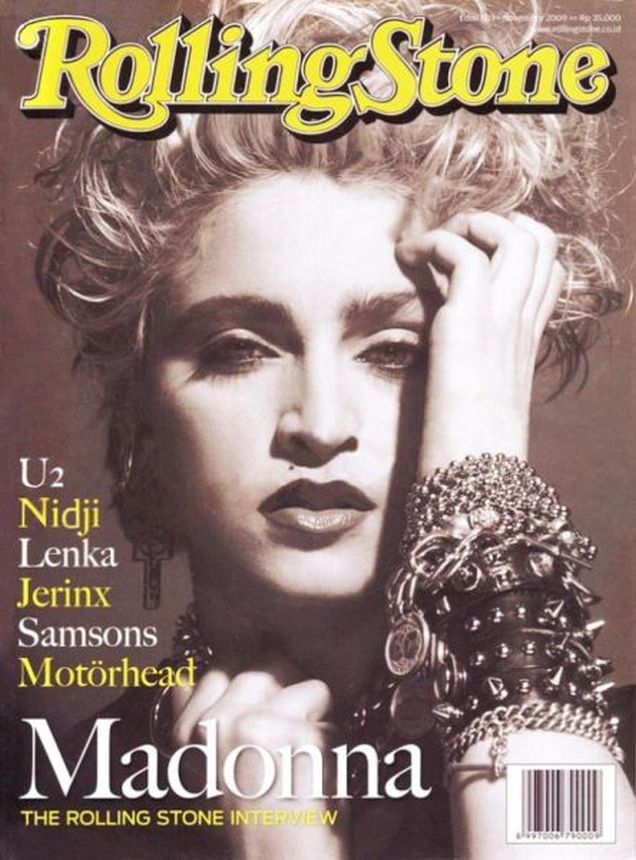 ROLLING STONE INDONESIA magazine side cover  October 2009