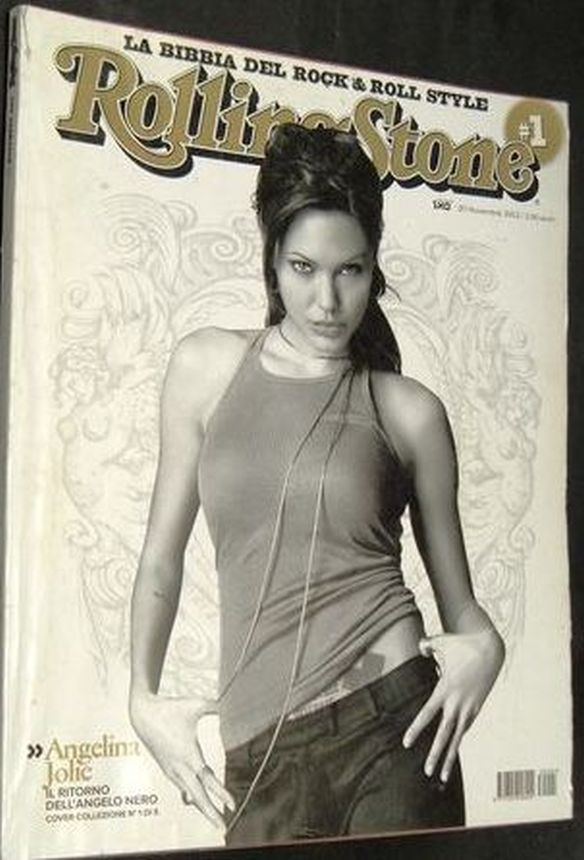 ROLLING STONE ITALY magazine side cover  November 2003