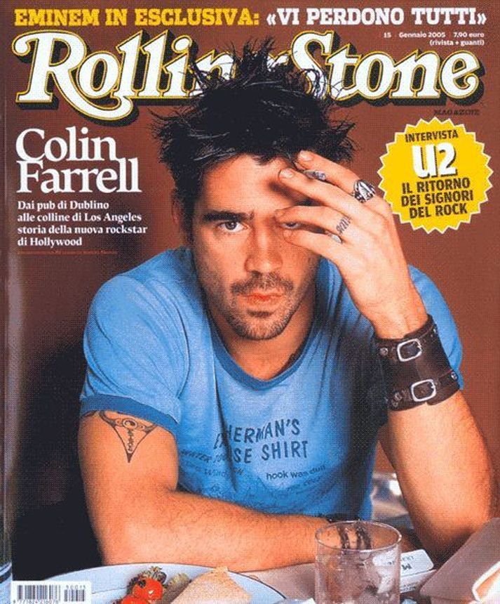 ROLLING STONE ITALY magazine side cover  January 2005