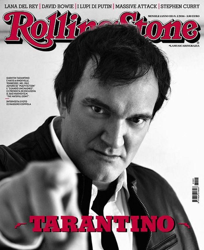 ROLLING STONE ITALY magazine side cover  January 2016