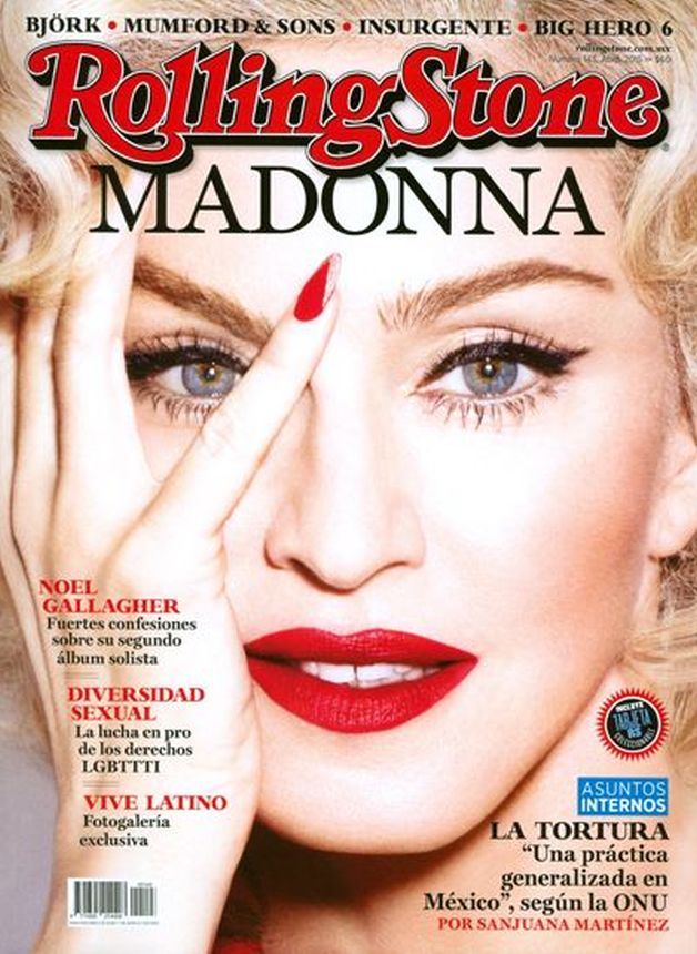 ROLLING STONE (MX) magazine side cover  April 2015