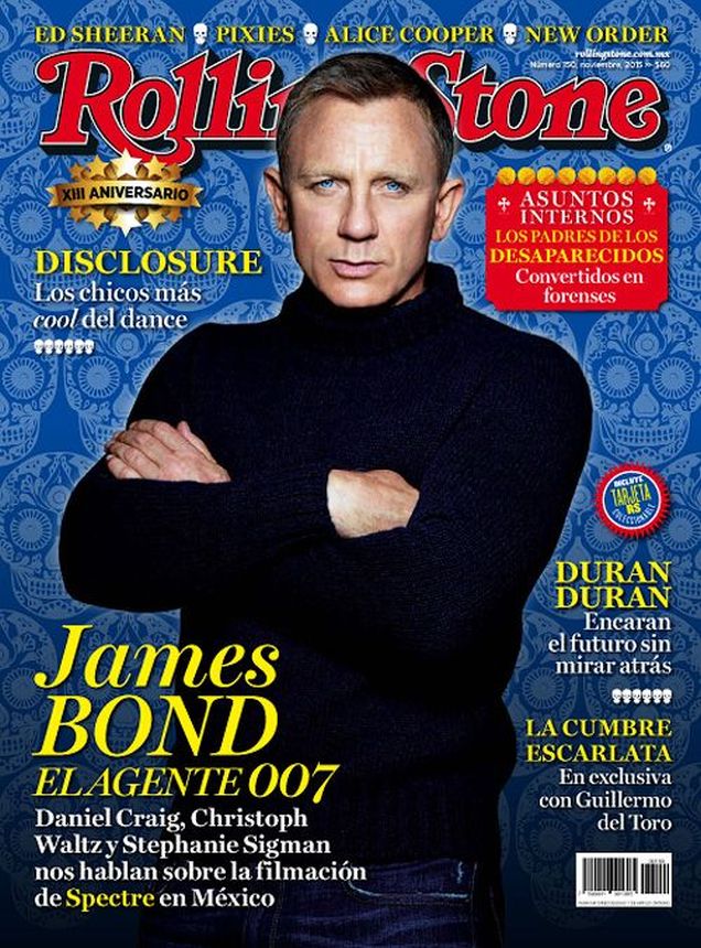 ROLLING STONE (MX) magazine side cover  November 2015