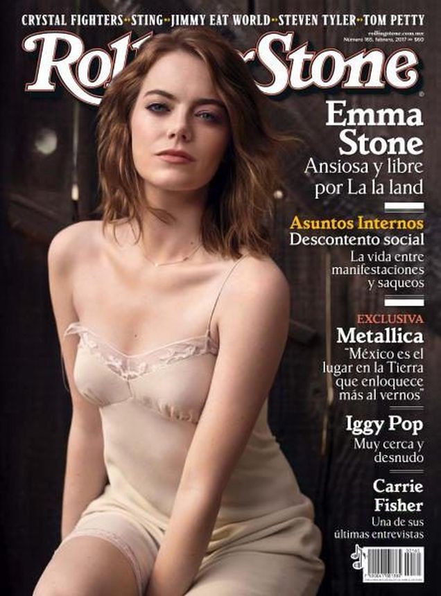 ROLLING STONE (MX) magazine side cover  February 2017