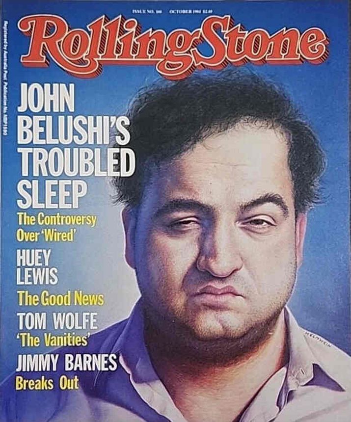 ROLLING STONE (AU) magazine side cover Issue 380  October 1984