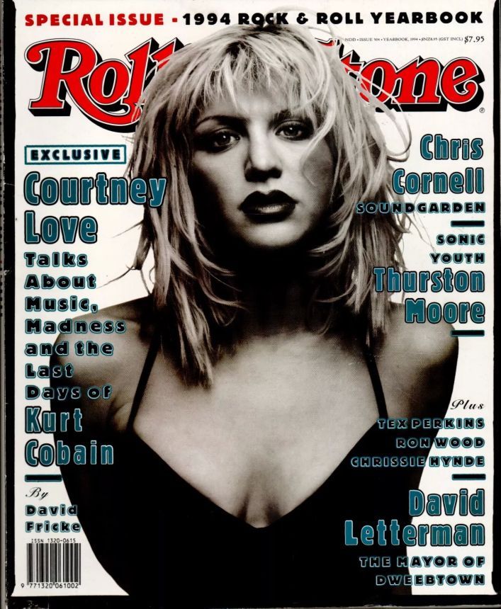 ROLLING STONE (AU) magazine side cover Issue 504   1994