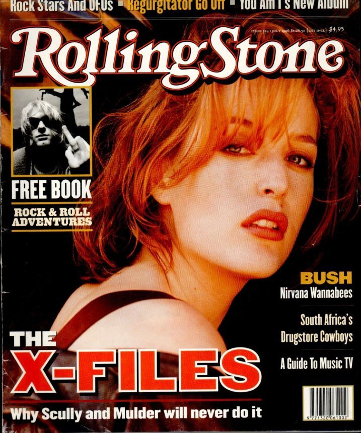 ROLLING STONE (AU) magazine side cover Issue 524  July 1996