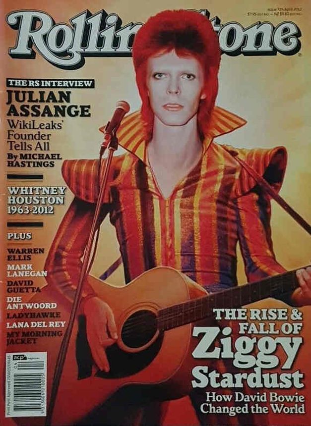 ROLLING STONE (AU) magazine side cover Issue 725  April 2012