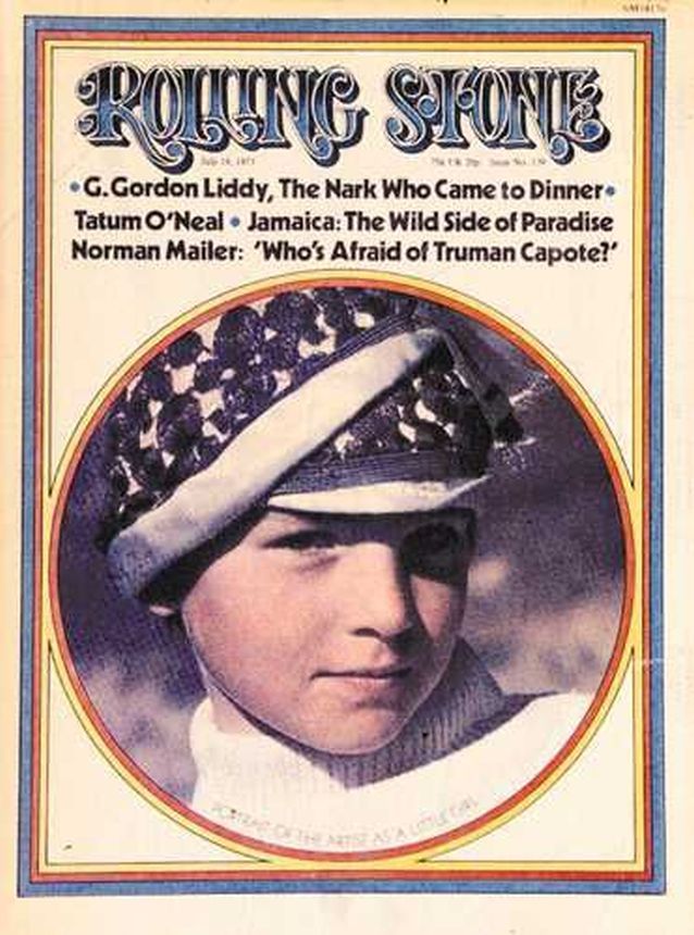 ROLLING STONE magazine side cover 19 July 1973