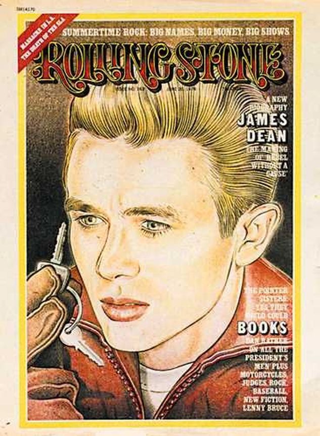 ROLLING STONE magazine side cover 20 June 1974