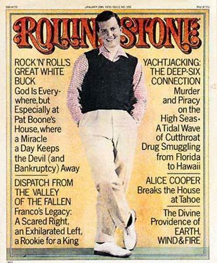 ROLLING STONE magazine side cover 29 January 1976