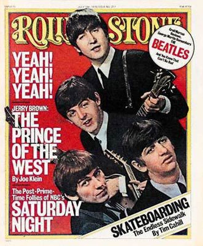 ROLLING STONE magazine side cover 15 July 1976