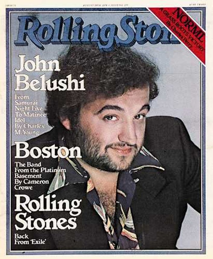 ROLLING STONE magazine side cover 10 August 1978