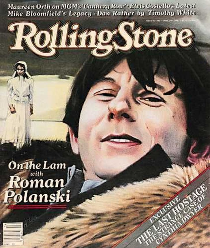 ROLLING STONE magazine side cover 2 April 1981