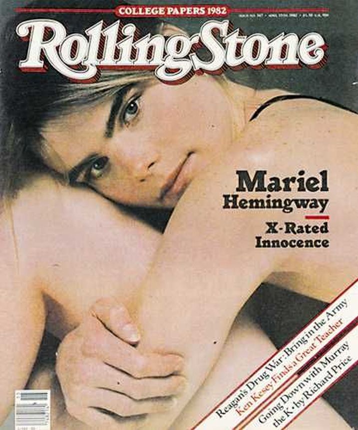 ROLLING STONE magazine side cover 15 April 1982
