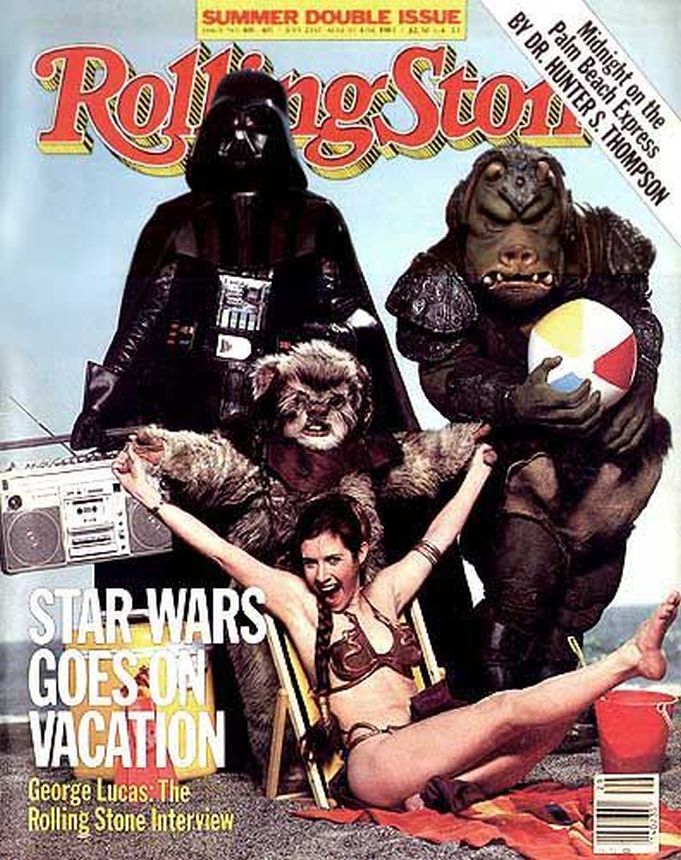 ROLLING STONE magazine side cover 21 July 1983