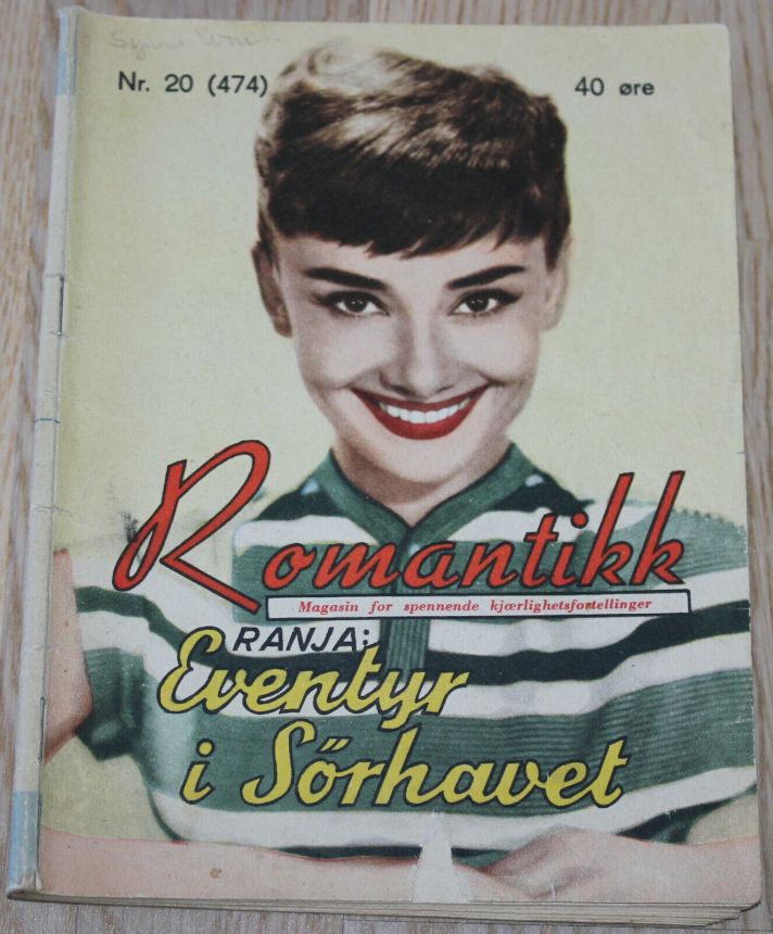 ROMANTIKK magazine side cover Issue 20   1954