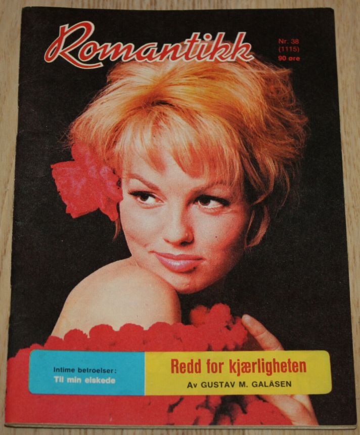 ROMANTIKK magazine side cover Issue 38   1966