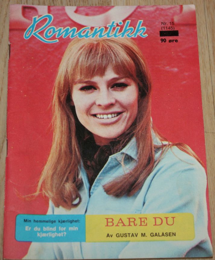 ROMANTIKK magazine side cover Issue 15   1967