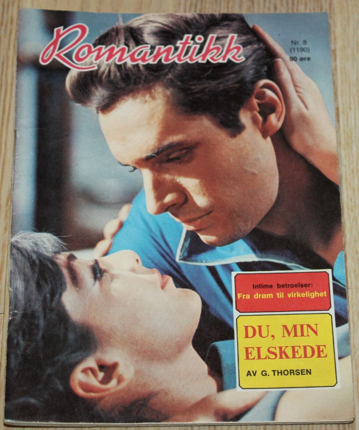 ROMANTIKK magazine side cover Issue 8   1968