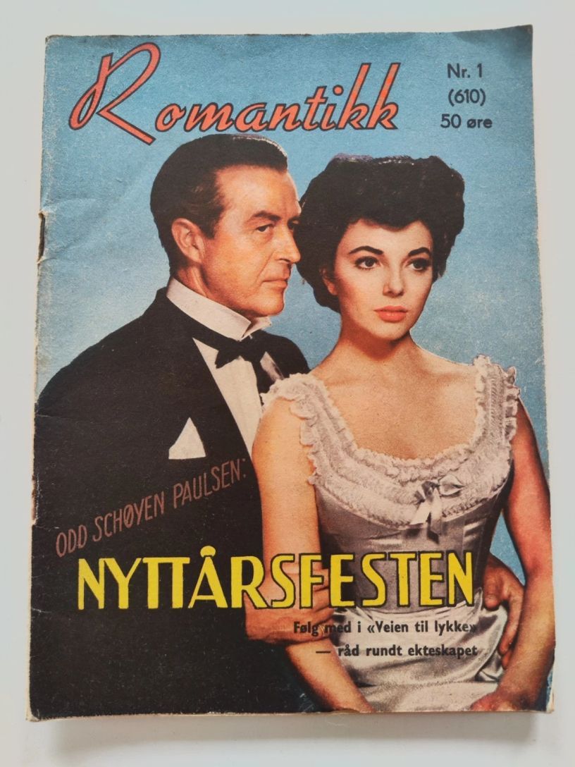 ROMANTIKK magazine side cover Issue 1   1957