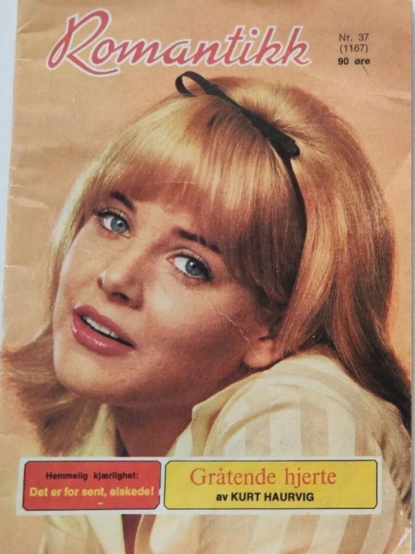 ROMANTIKK magazine side cover Issue 37   1967