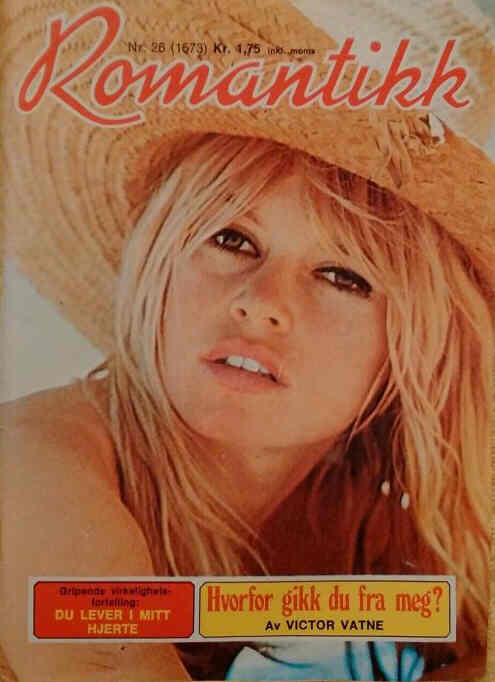ROMANTIKK magazine side cover Issue 26   1975