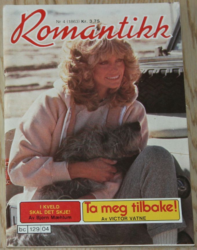 ROMANTIKK magazine side cover Issue 4   1981