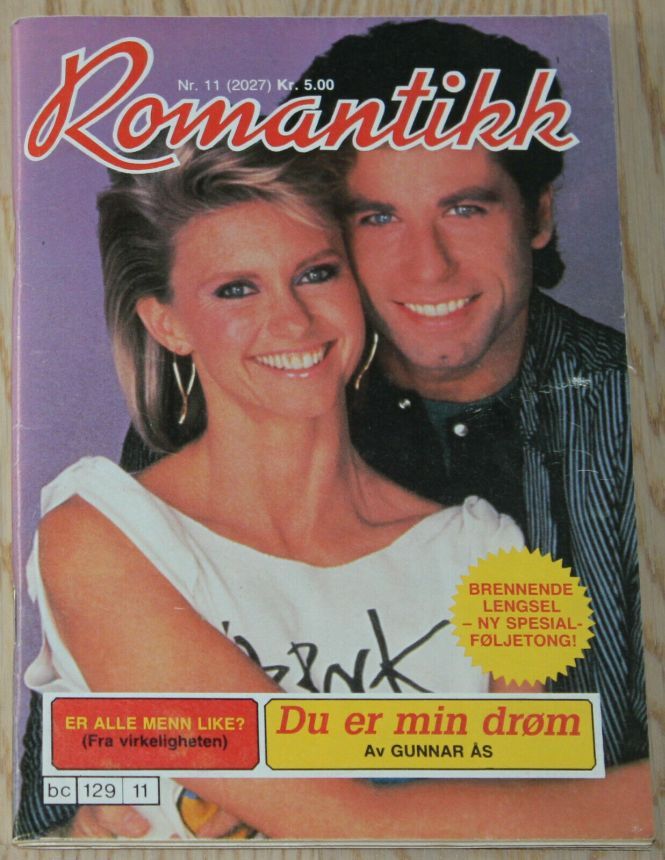 ROMANTIKK magazine side cover Issue 11   1984