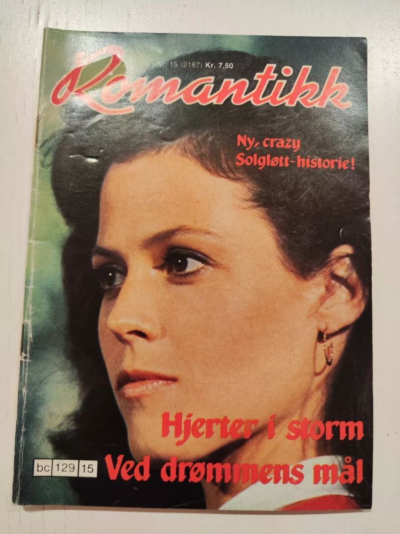 ROMANTIKK magazine side cover Issue 15   1987