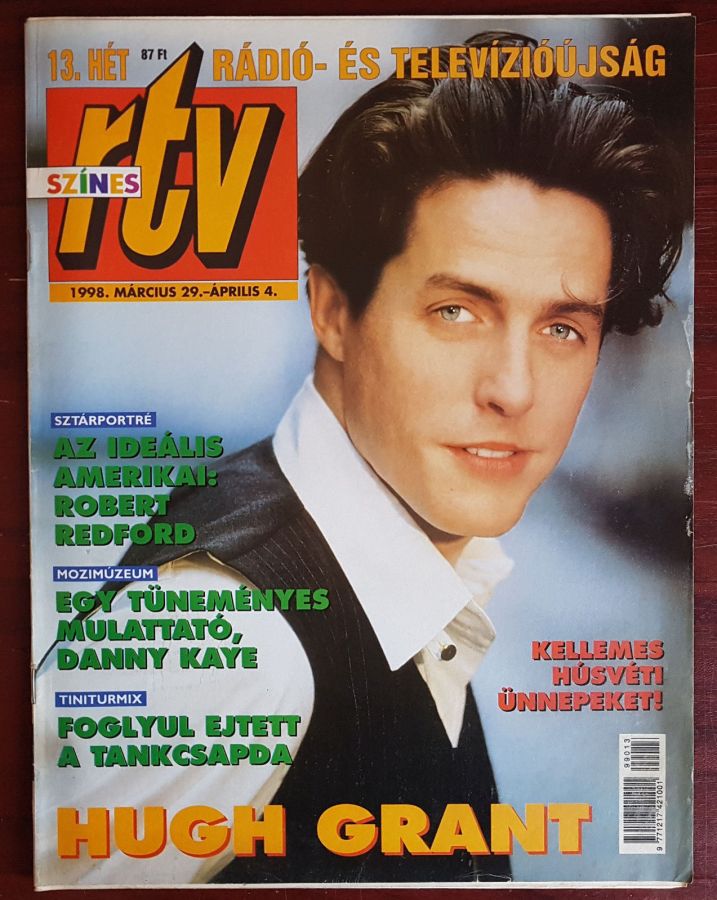 SZINES RTV magazine side cover 29 March 1998