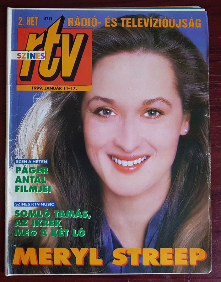 SZINES RTV magazine side cover 11 January 1999