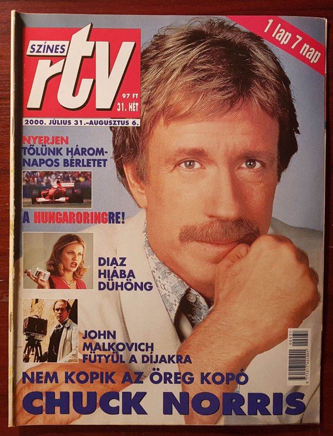 SZINES RTV magazine side cover 31 July 2000