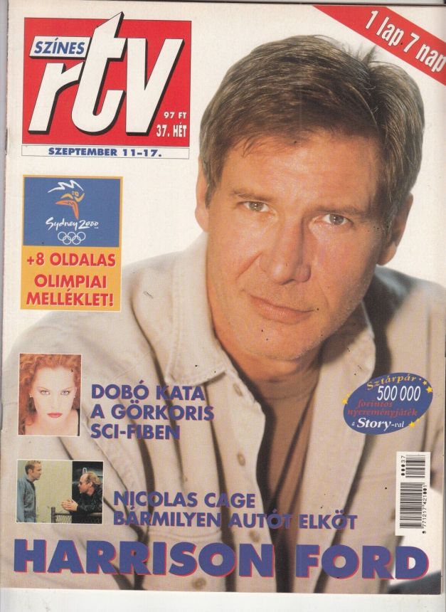 SZINES RTV magazine side cover 11 September 2000