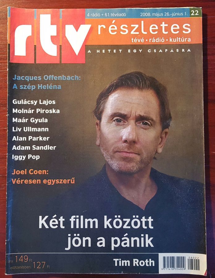 RTV magazine side cover 26 May 2008