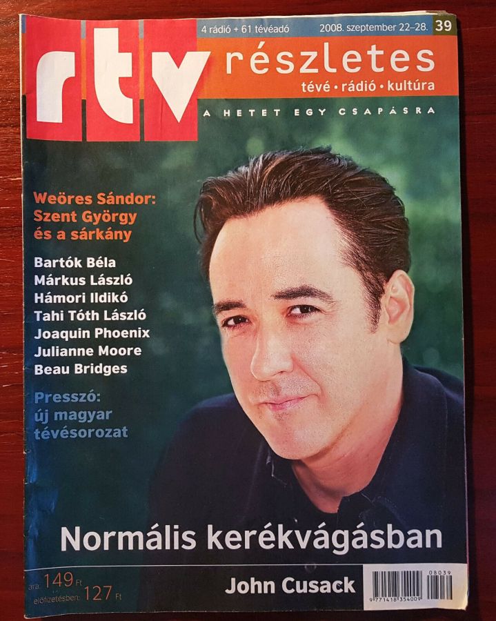 RTV magazine side cover 22 September 2008
