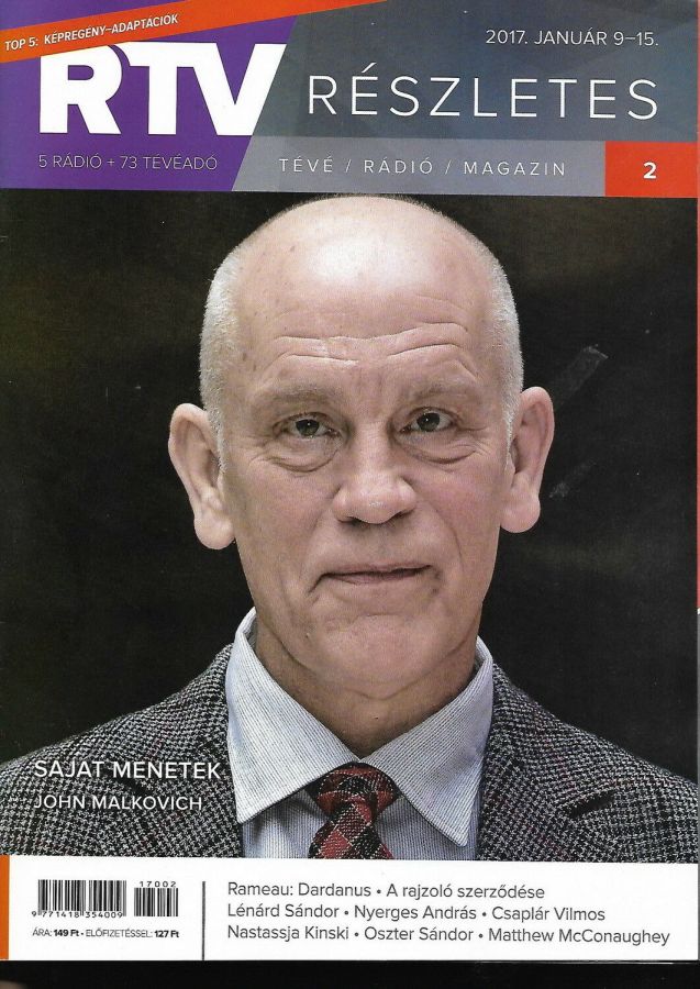 RTV magazine side cover 9 January 2017