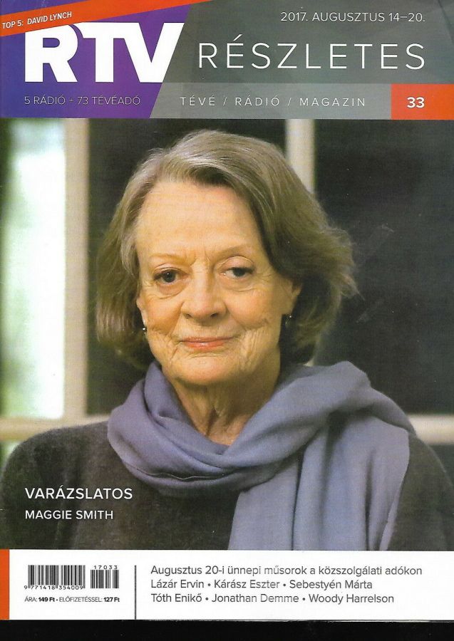 RTV magazine side cover 14 August 2017