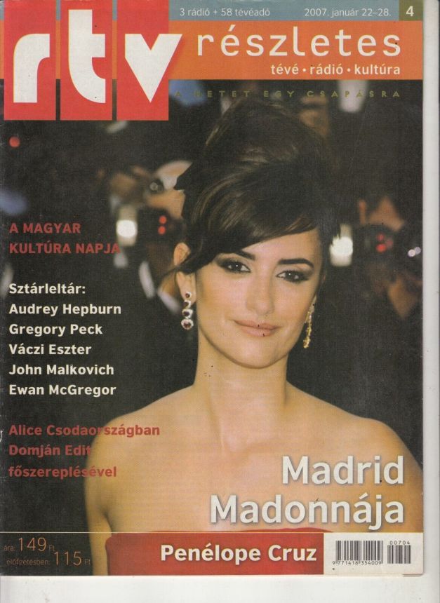 RTV magazine side cover 22 January 2007