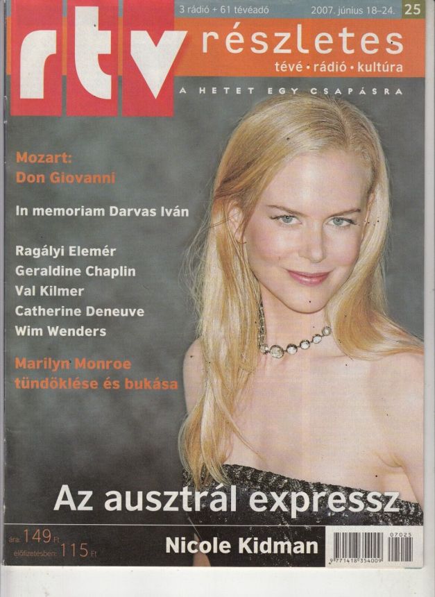 RTV magazine side cover 18 June 2007