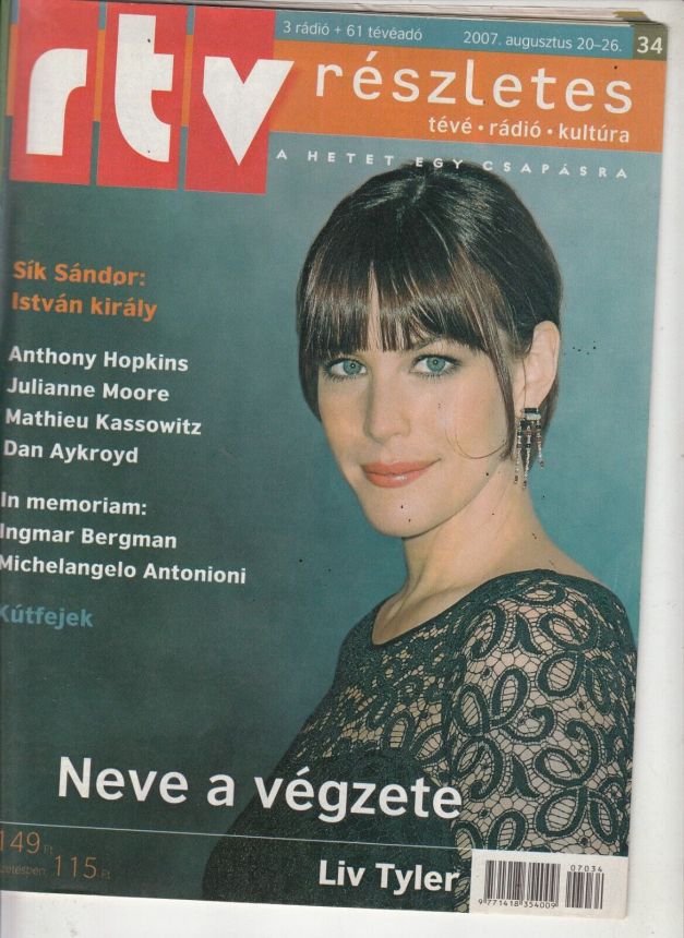 RTV magazine side cover 20 August 2007