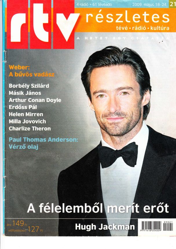 RTV magazine side cover 18 May 2009