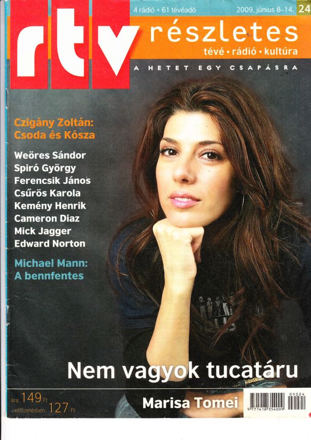 RTV magazine side cover 8 June 2009