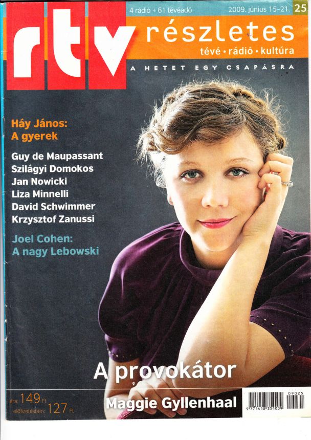 RTV magazine side cover 15 June 2009