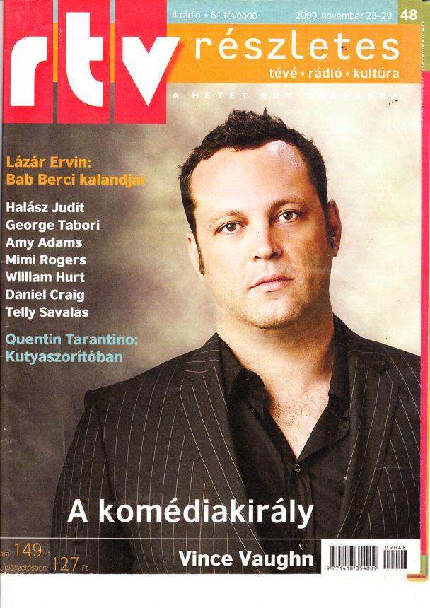 RTV magazine side cover 23 November 2009
