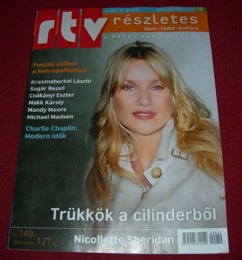 RTV magazine side cover 7 December 2009