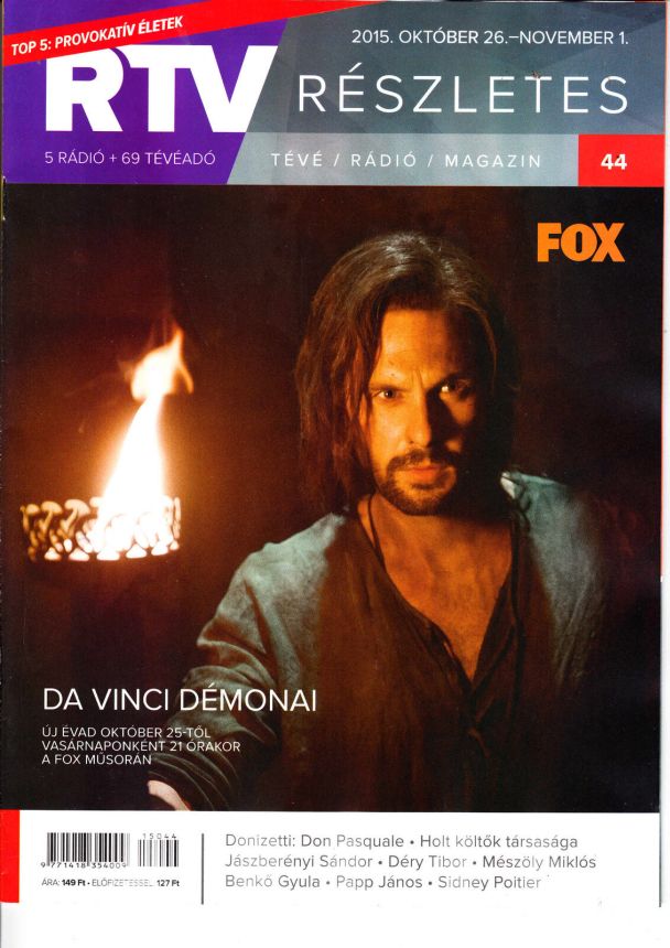 RTV magazine side cover 26 October 2015
