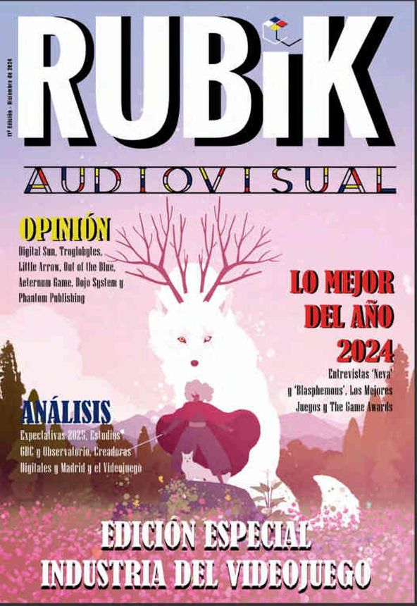 RUBIK AUDIOVISUAL magazine side cover  November 2024