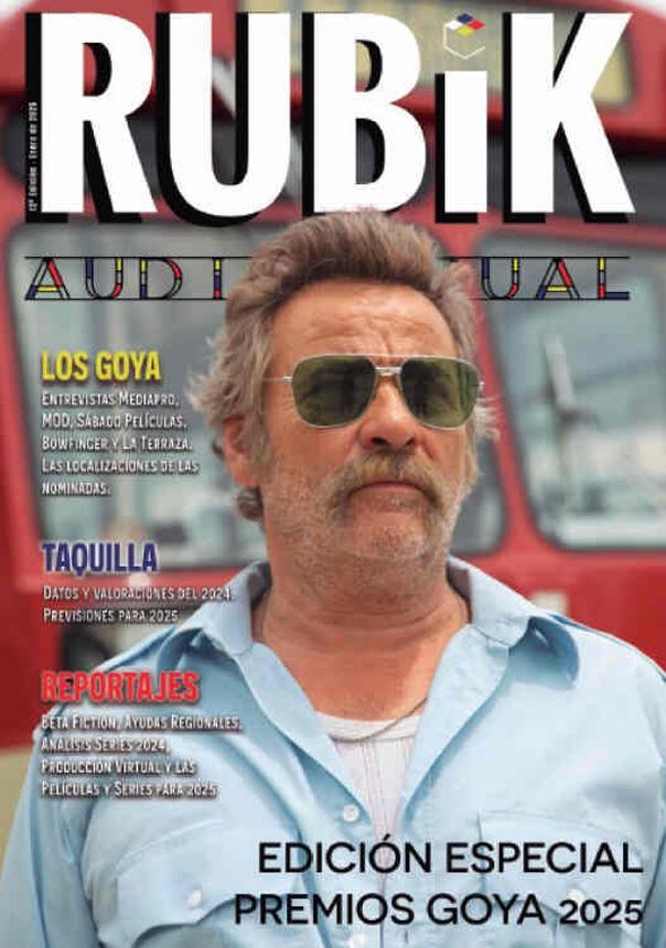 RUBIK AUDIOVISUAL magazine side cover  January 2025