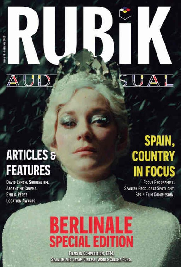 RUBIK AUDIOVISUAL magazine side cover  February 2025