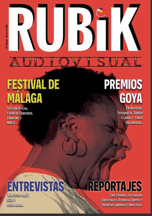 RUBIK AUDIOVISUAL magazine side cover  March 2025